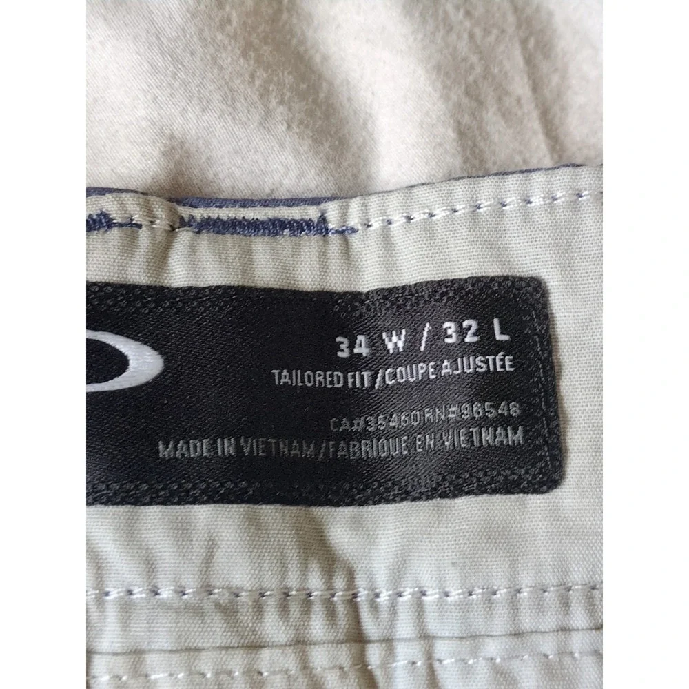 NWT Oakley Hazardous Golf Tailored Fit Pants Sz 34X32 Actual 35X31 Blue